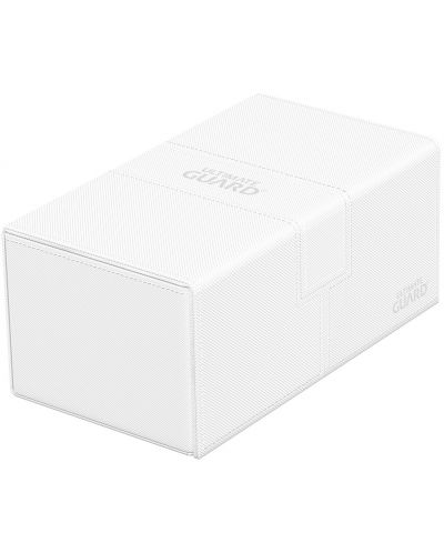 Κουτί για κάρτες και αξεσουάρ Ultimate Guard Twin Flip`n`Tray XenoSkin - Monocolor White  (200+ τεμ.) - 1